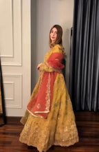 3pcs Luxury Embroidered Dress with Dupatta