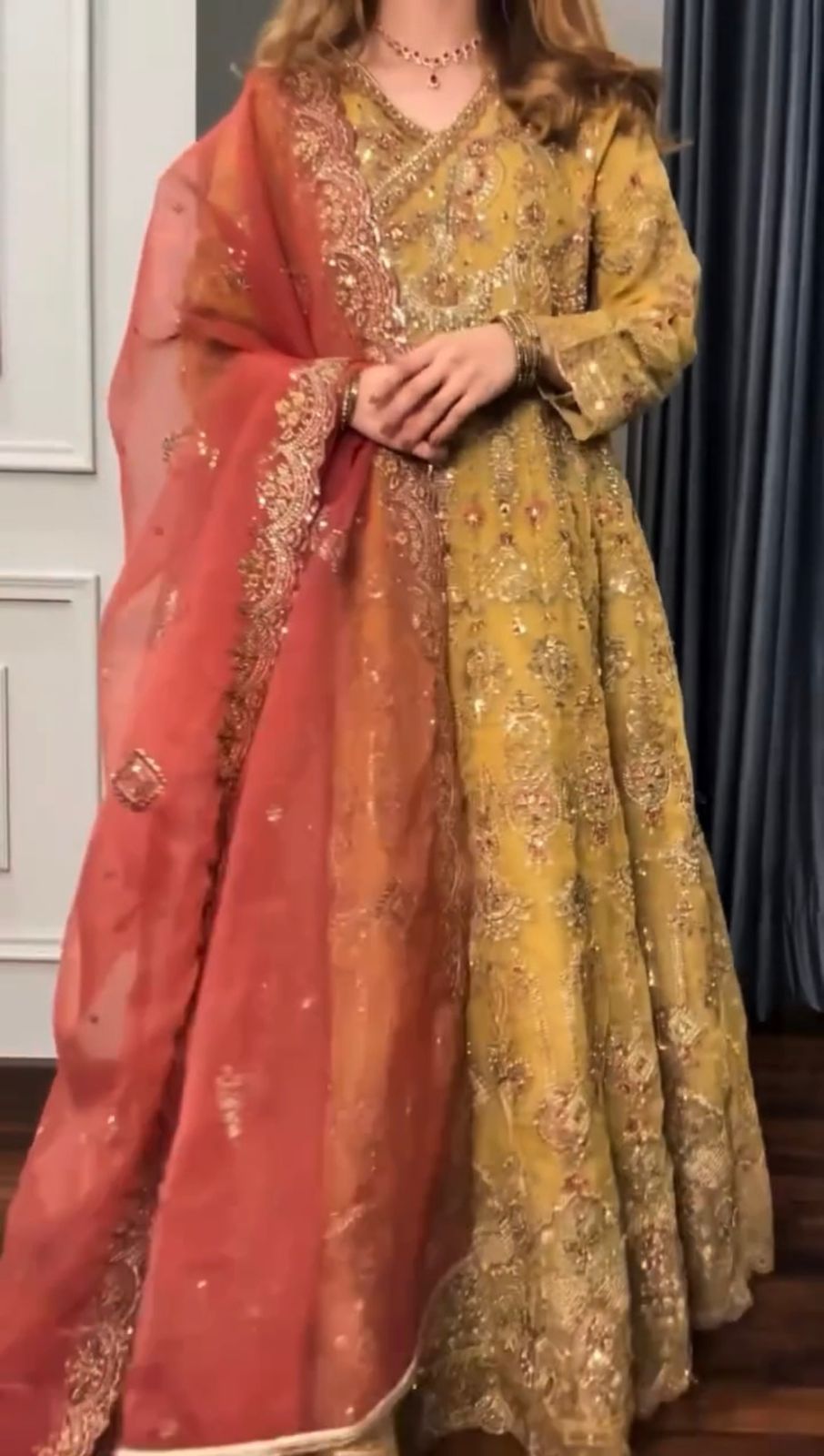 3pcs Luxury Embroidered Dress with Dupatta