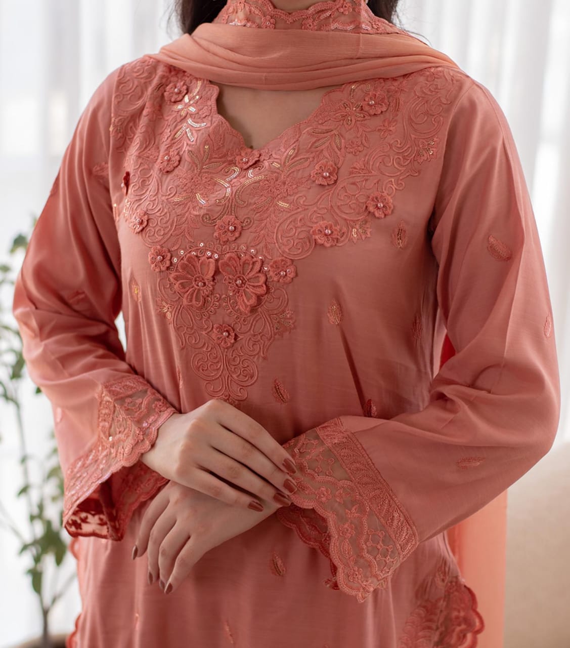 Eid Collection 3pcs Embroidery Suit for Women✨🌙