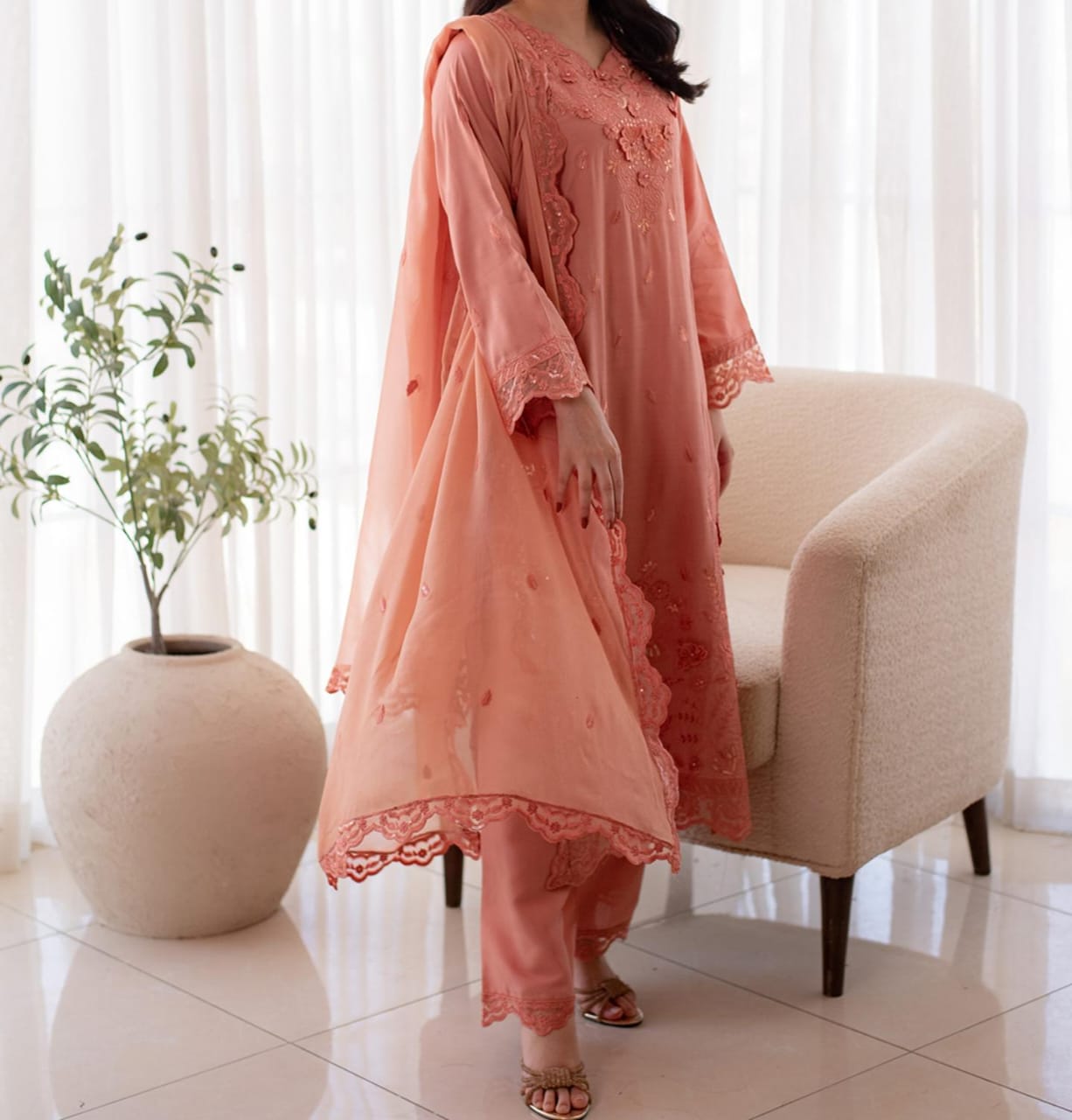 Eid Collection 3pcs Embroidery Suit for Women✨🌙