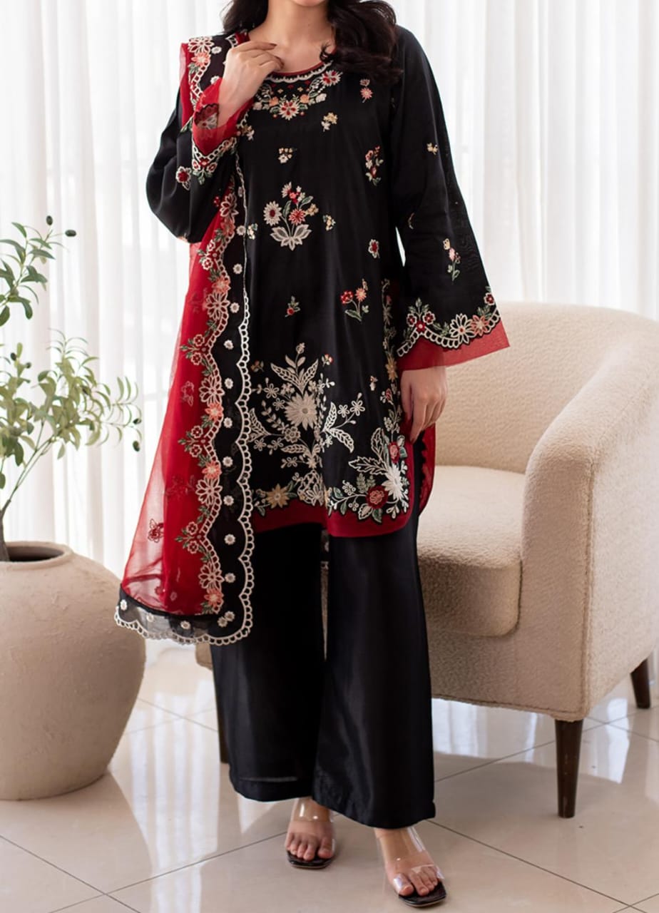 Eid Collection 3pcs Embroidery Suit for Women✨🌙