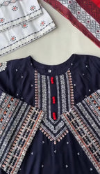 Eid Collection Embroidered 3-Pcs Suit for Women ✨🌙