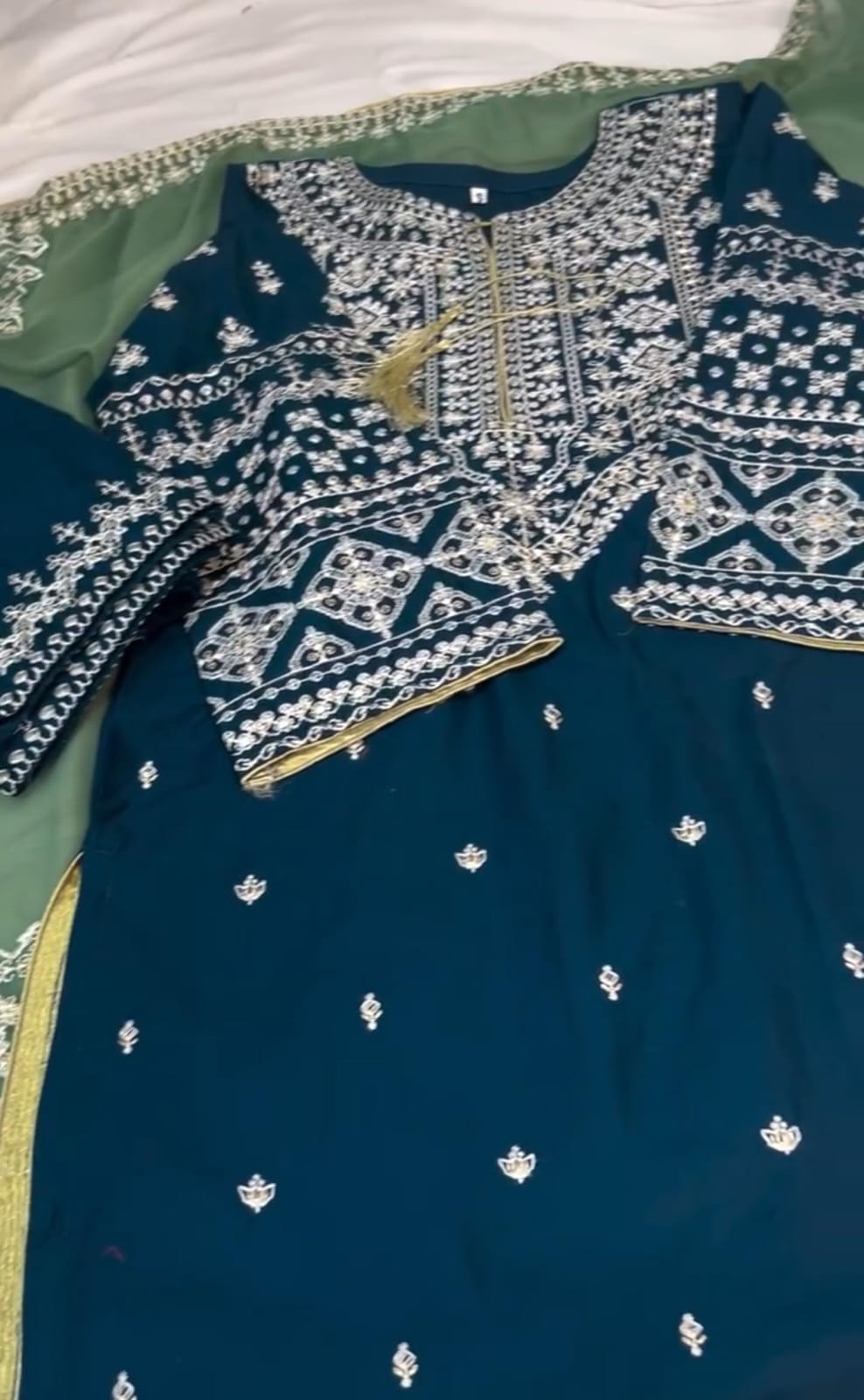 Eid Collection Embroidered 3-Pcs Suit for Women ✨🌙