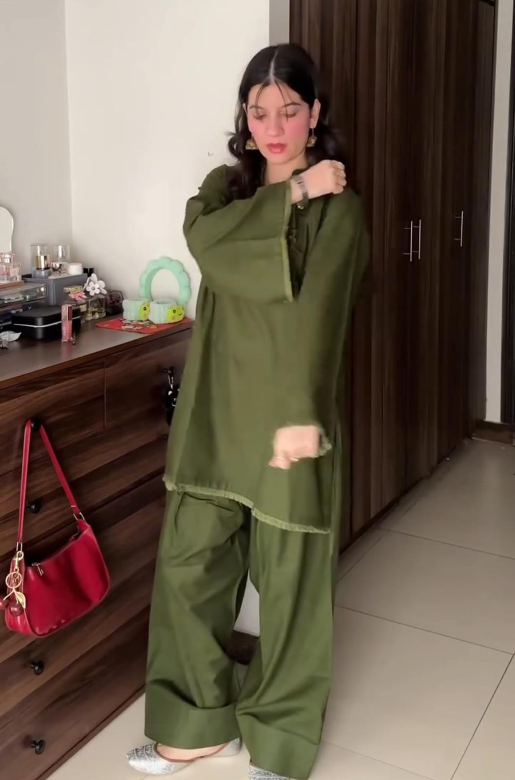 Winter 2pcs Shirt & Plazo  Set for Women ❄️