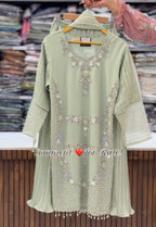 Eid Collection Gharara 3pcs Embroidery Suit