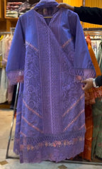 Women Embroidery 3pcs Suit for Eid