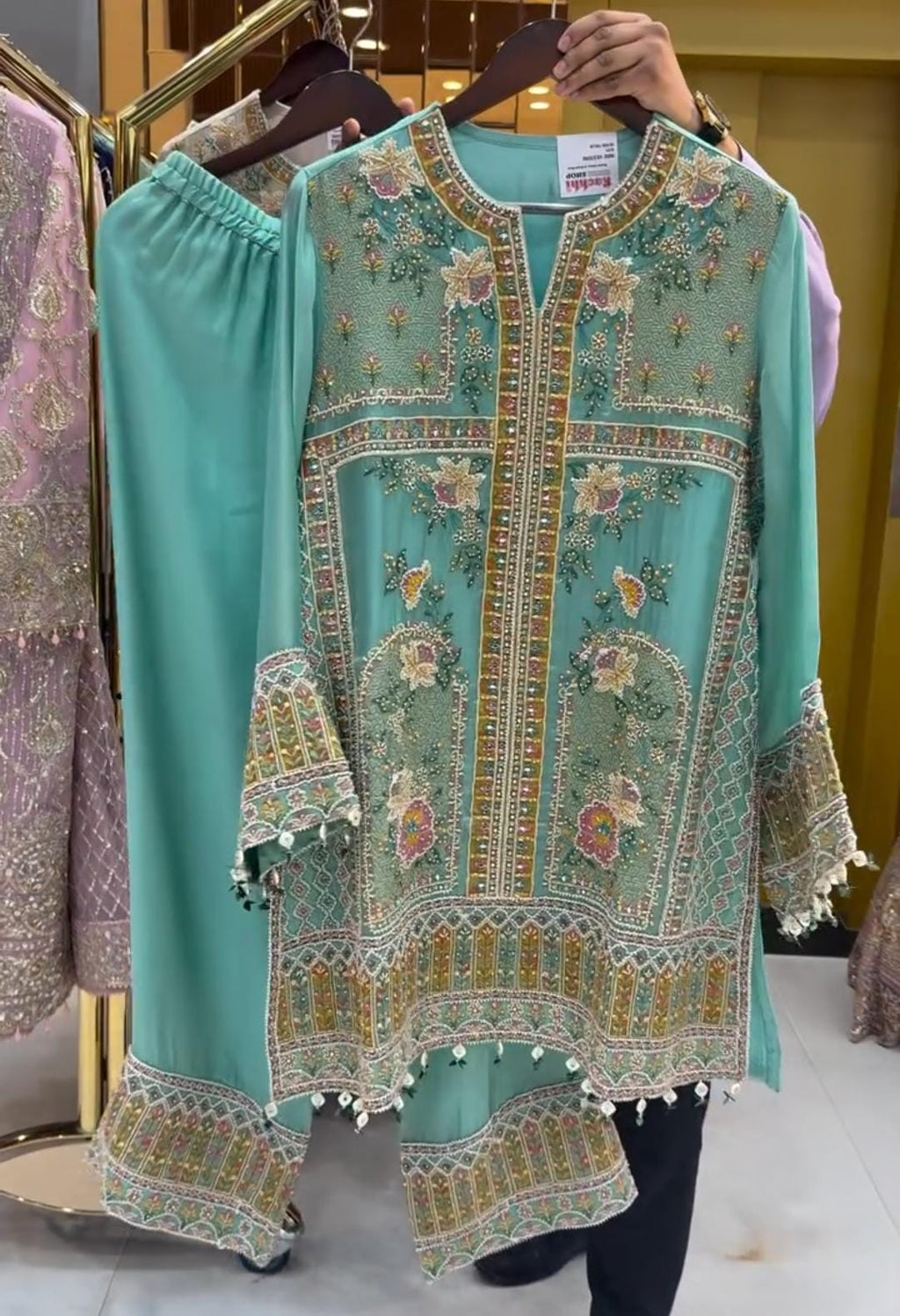 Women’s Embroidered 3-Piece Suit