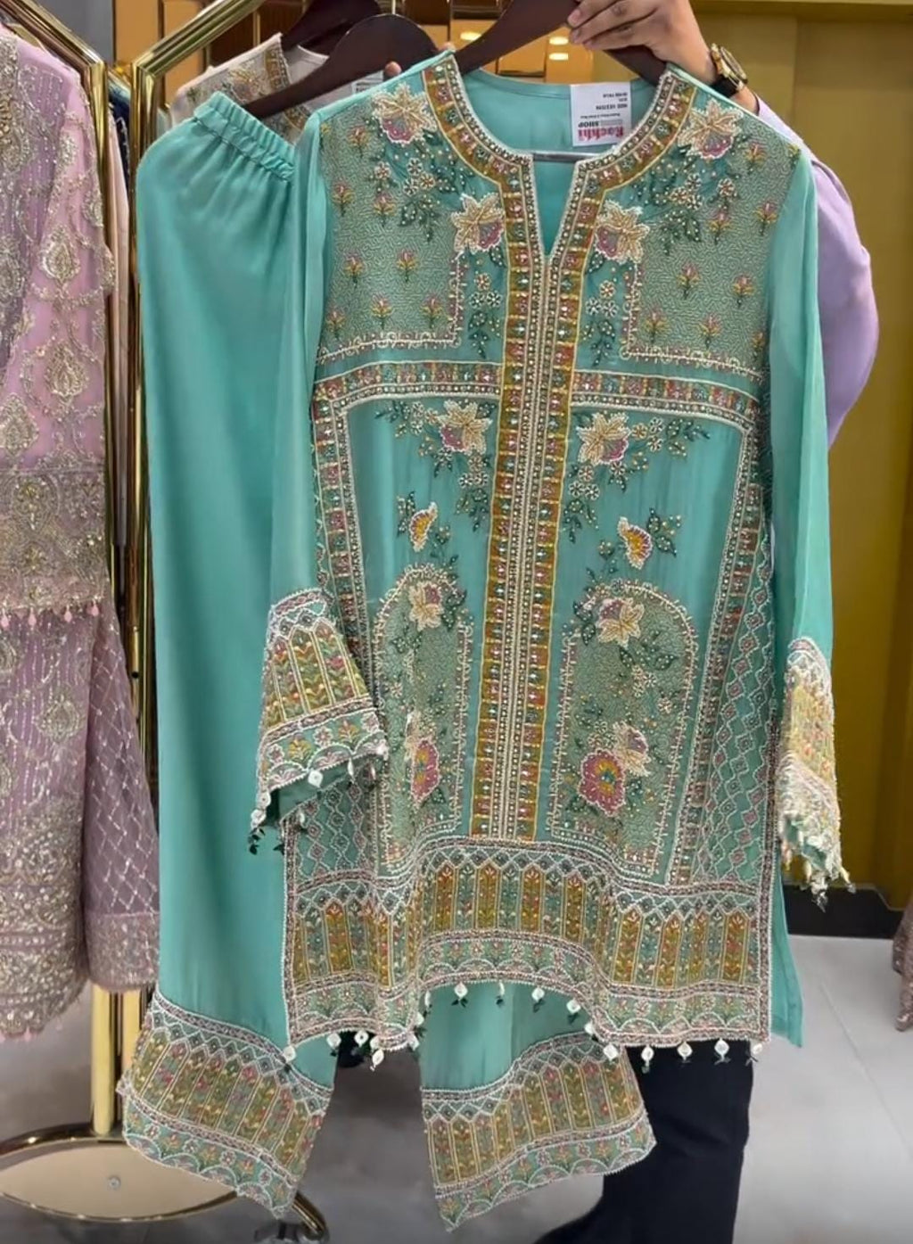 Women’s Embroidered 3-Piece Suit