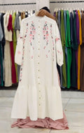 Buy 1 Get 1 Free Embroidered Frock for Women