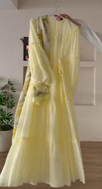 2-Piece Women Frock with Scarf Set ✨