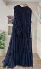 2-Piece Women Frock with Scarf Set ✨