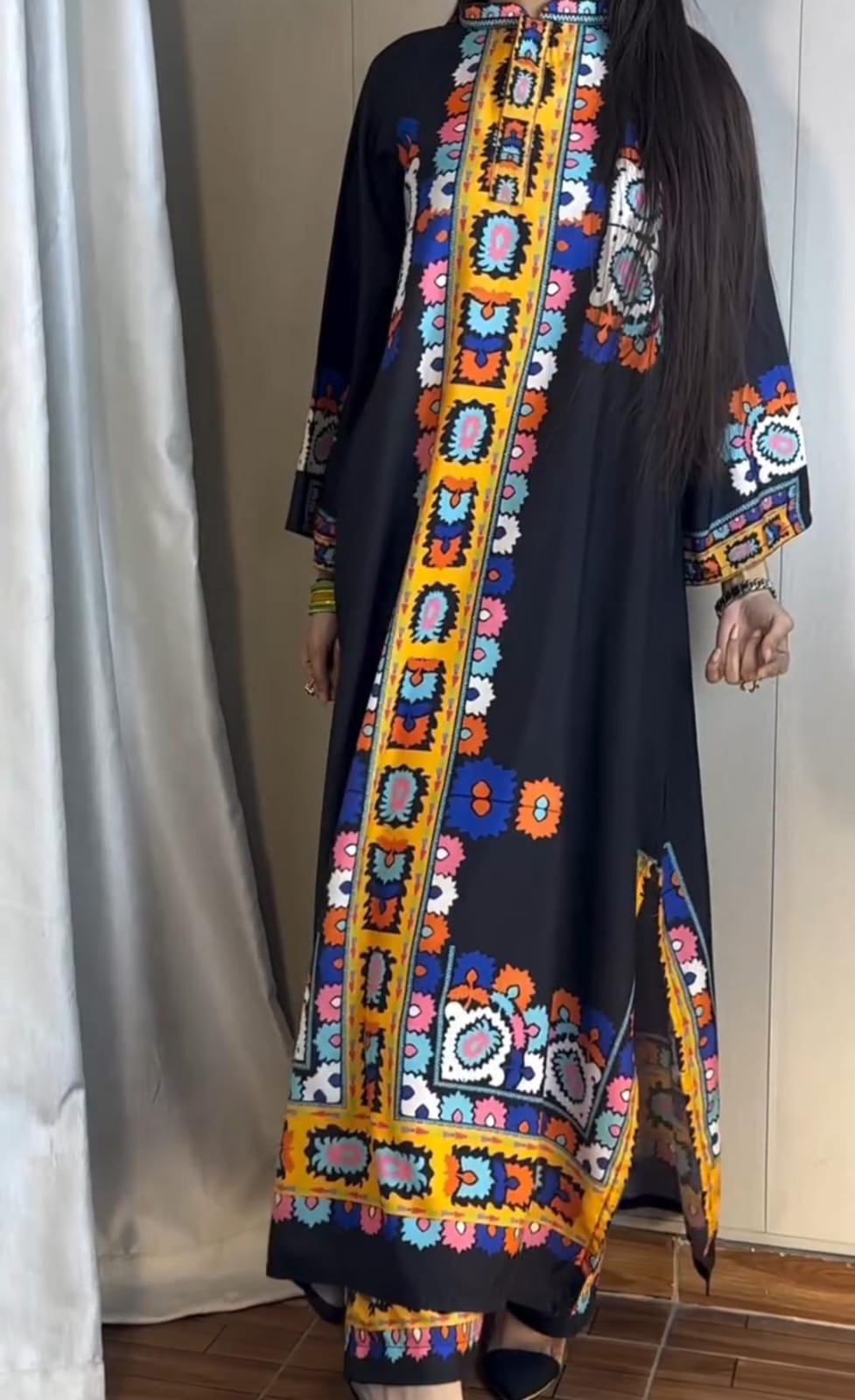 Beautiful Printed 3-Piece Suit for Women ✨