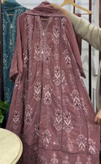 Elegant Embroidered 3-Piece Suit Set