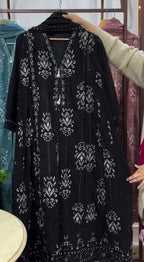 Elegant Embroidered 3-Piece Suit Set