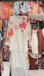 Beautiful 2pcs Suit Shirt With Plazo For Women🌸