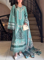 Premium Embroidery 3pcs Suit For Women ✨