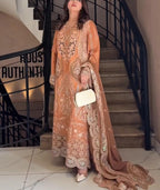 Premium Embroidery 3pcs Suit For Women ✨