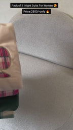 Pack of 2 Night Suit for Women🌙