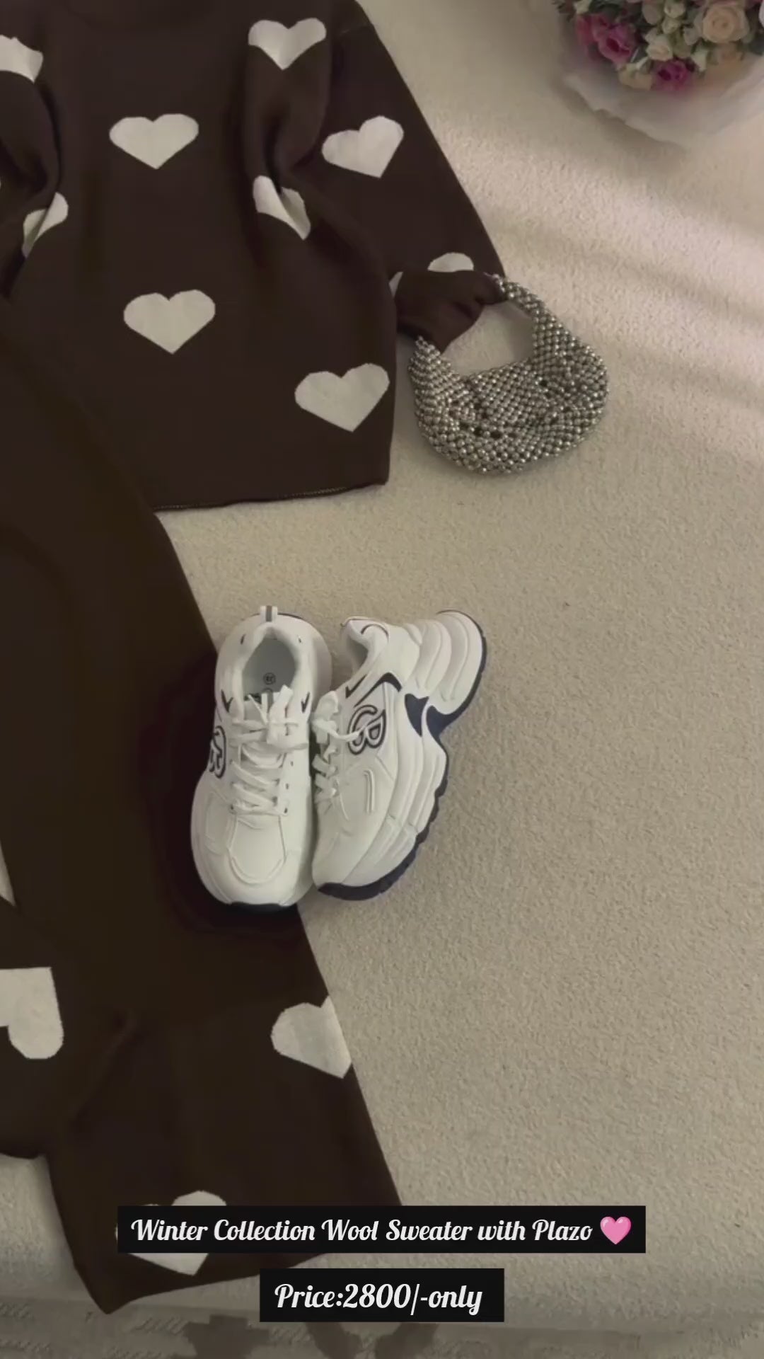 Women Wool Sweater with Plazo❄️