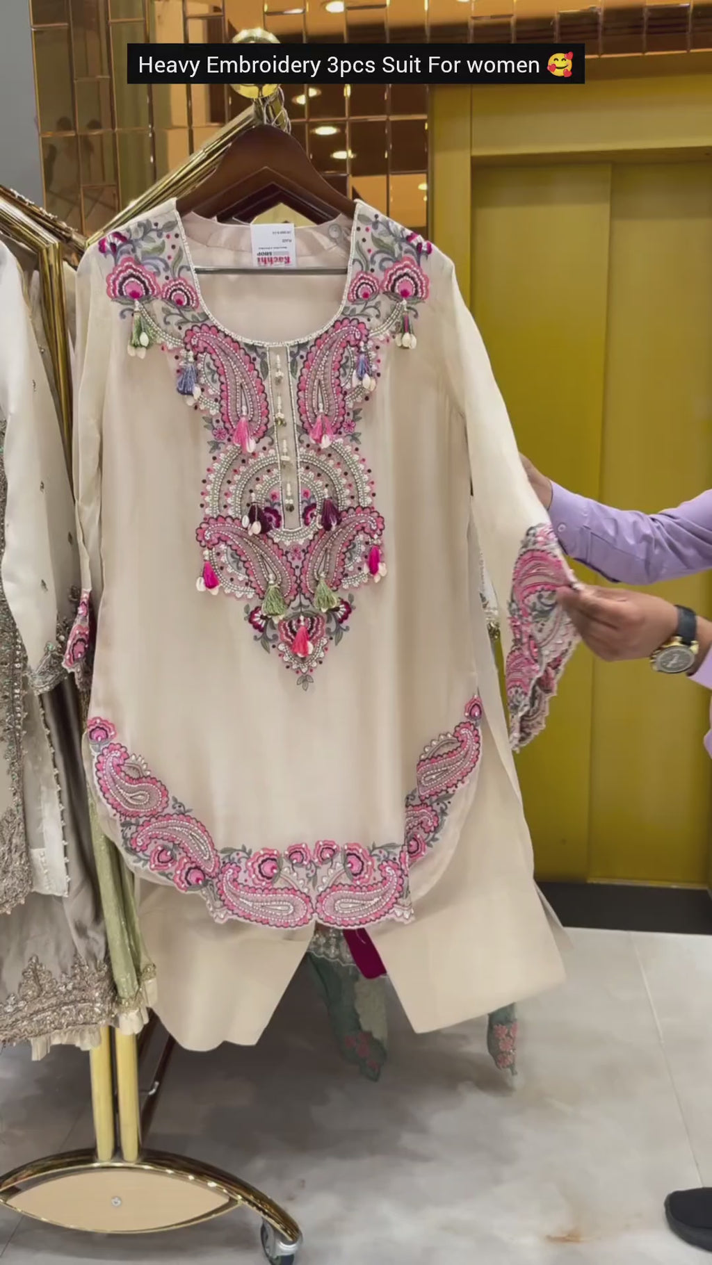 Luxury Heavy Embroidery 3pcs Suit ✨