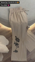 Beautiful Embroidery Co-Ord Set for Women ✨