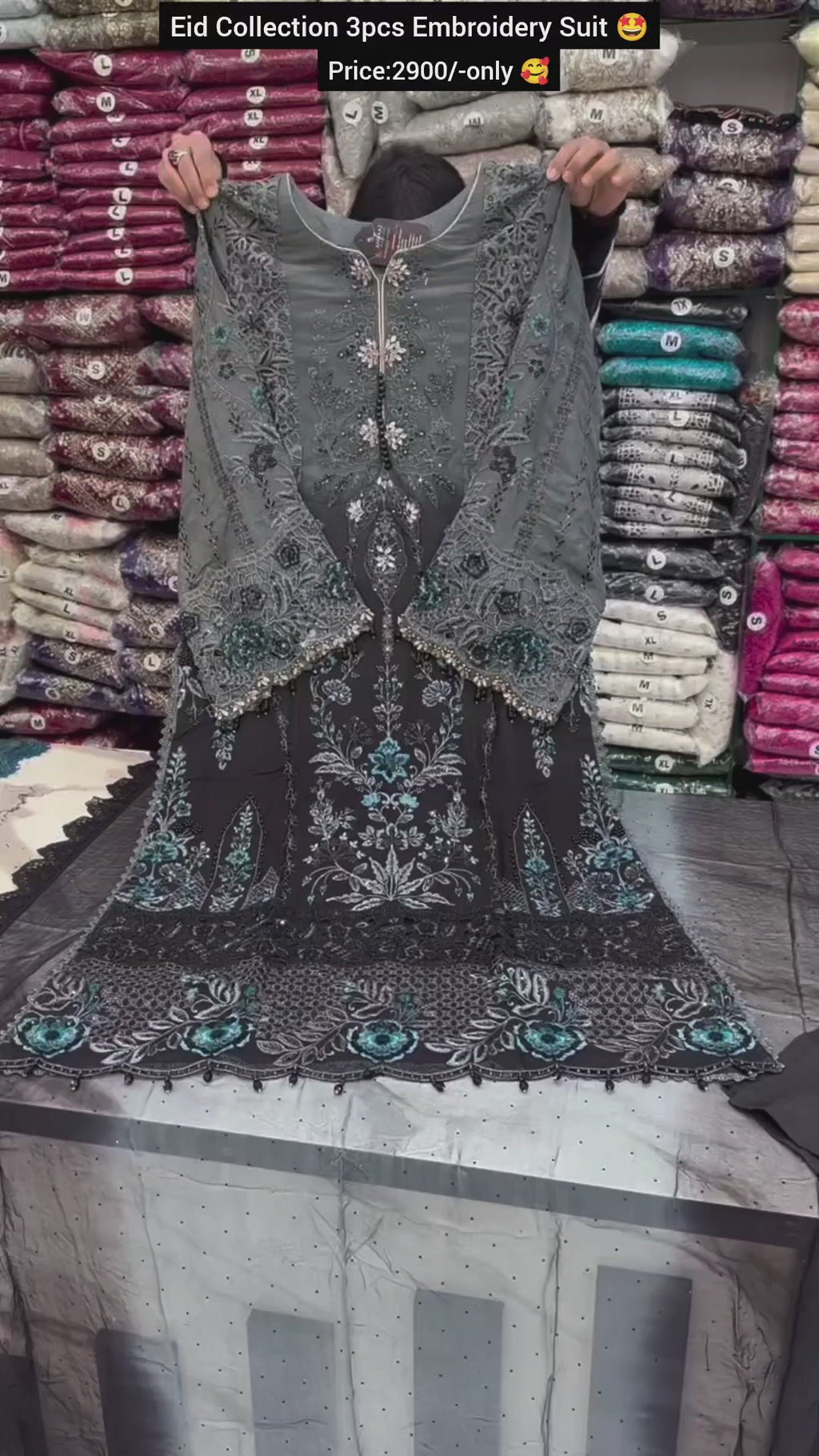 Eid Collection | Embroidered 3-Piece Suit ✨