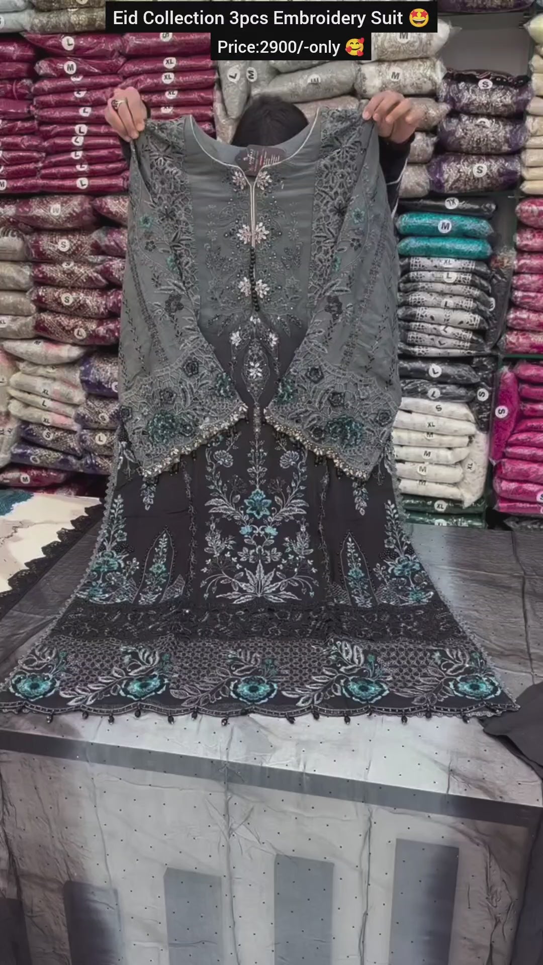 Eid Collection | Embroidered 3-Piece Suit ✨