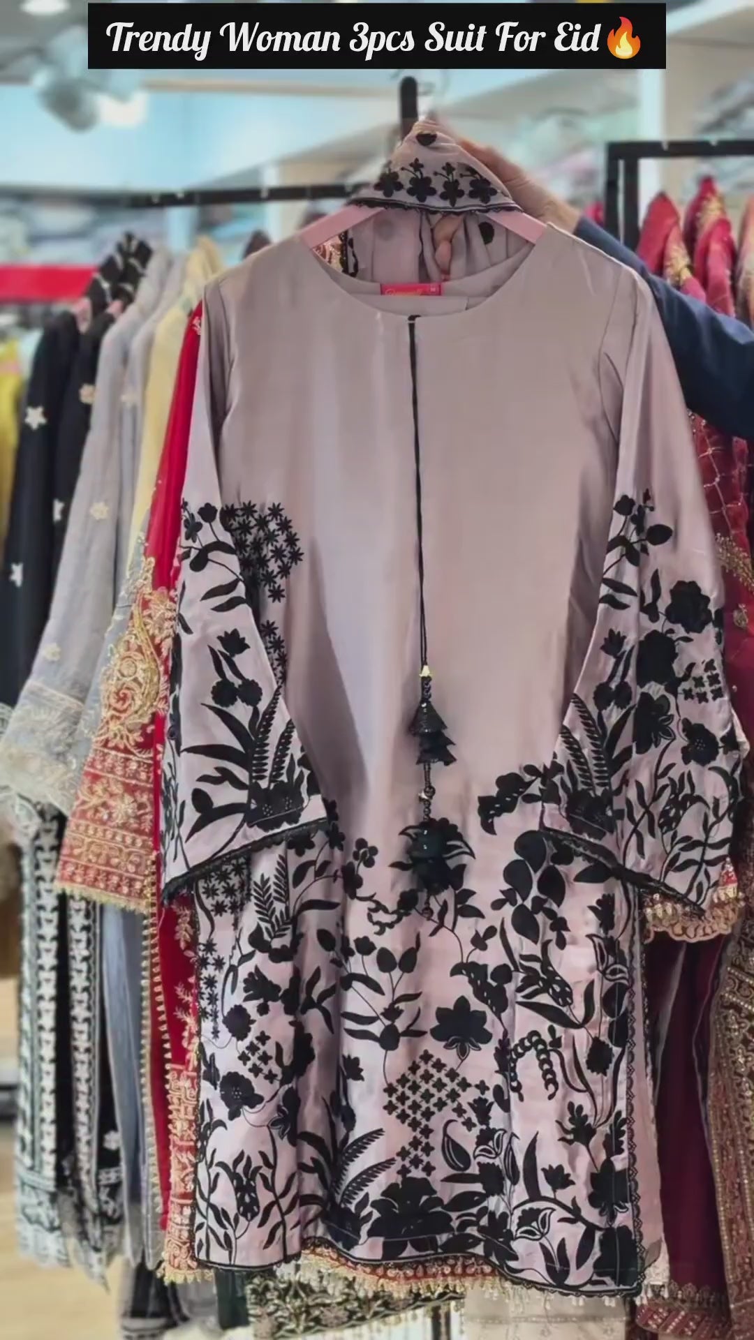 Eid Collection Embroidery 3PCS Suit ✨🌙